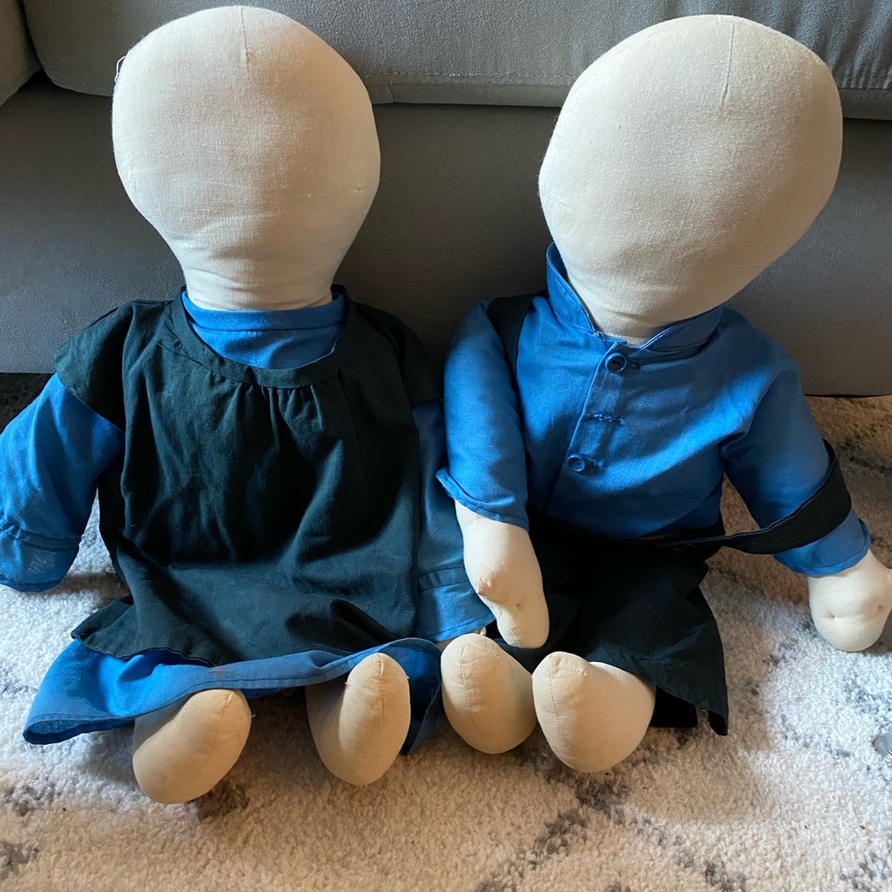 Vintage hand-made dolls